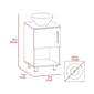 FM FURNITURE Malibu Single Drawer Bathroom Vanity - image 9