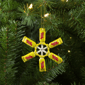 Northlight 4in. Sugar Daddy Lollipop Snowflake Christmas Ornament - image 6