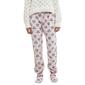 Womens Pillow Talk Owls Microfleece Footed Pajama Pants - image 1