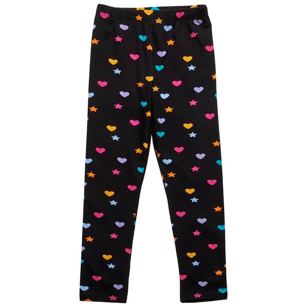 Girls &#40;4-6x&#41; Tales & Stories Stars & Hearts Leggings - image 