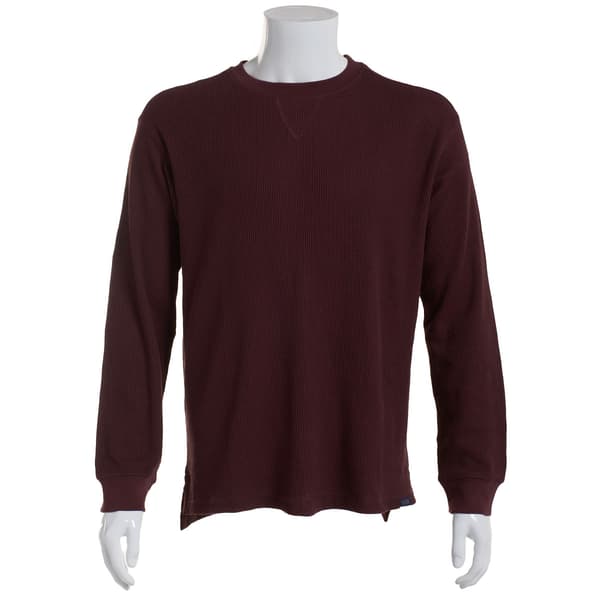 Mens Bass Creek Outfitters Solid Long Sleeve Thermal Crew Tee - image 