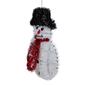 Northlight Seasonal 19in. Tinsel Snowman Christmas Window D&#233;cor - image 3