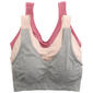 Plus Size Laura Ashley(R) 3pk. Removable Pads Bras - LS2441-3PKH - image 1