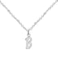 Marsala 18in. Sterling Silver Letter B Initial Pendant Necklace - image 1