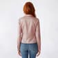Juniors Love Tree Dot Satin Ruch Fit Meet And Greet Top - image 2