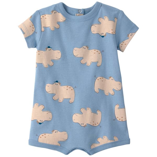 Baby Boy (3-24M) Carter''s Hippo Aop Ss Romoer