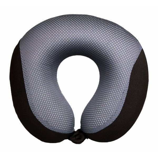 Rejuve Health Wellness Two-Tone Memory Foam Travel Neck Pillow