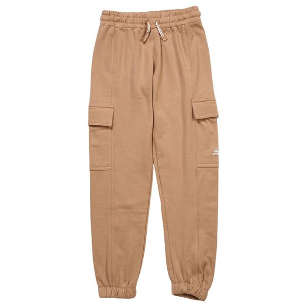 Girls (7-16) New Balance Fleece Lined Cargo Joggers - image 