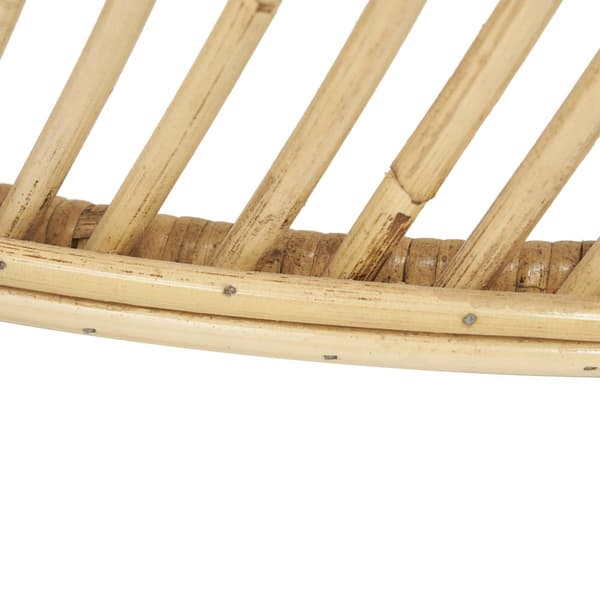 9th & Pike® Natural Brown Rattan Accent Table