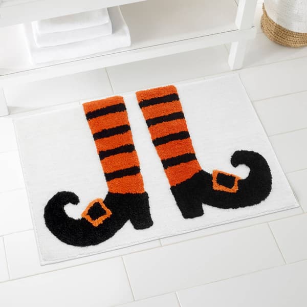 Avanti Witch Shoes Halloween Bath Rug