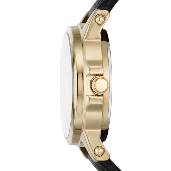Womens RELIC by Fossil Gold-Tone & Black Strap Watch - ZR34630