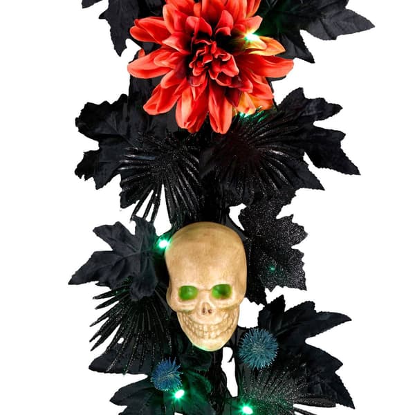 National Tree 6ft. Artificial Halloween Boo-tiful Garland