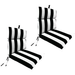 Jordan Manufacturing 2pc. Cabana French Edge Chair Cushions