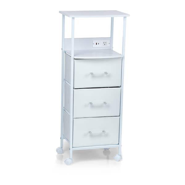 3 Drawer USB Charging Cart - image 