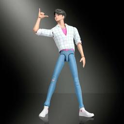 Mattel® KPOP Demon Hunters Saja Boys Jinu 6.7-Inch Action Figure