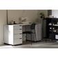 South Shore Crea Pure White Sewing Craft Table w/ Wheels - image 3