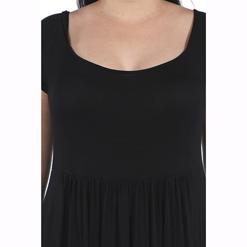 Plus Size 24/7 Comfort Apparel Cool Drink Maxi Dress