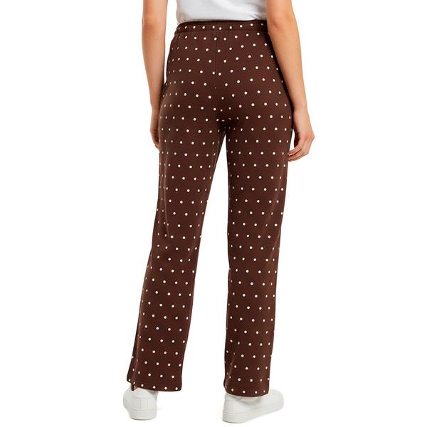 Juniors Rebel Veil French Terry Wide Leg Pants - Chocolate