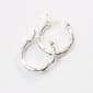 Pure100 by Danecraft Diamond Cut Hoop Earrings - image 1