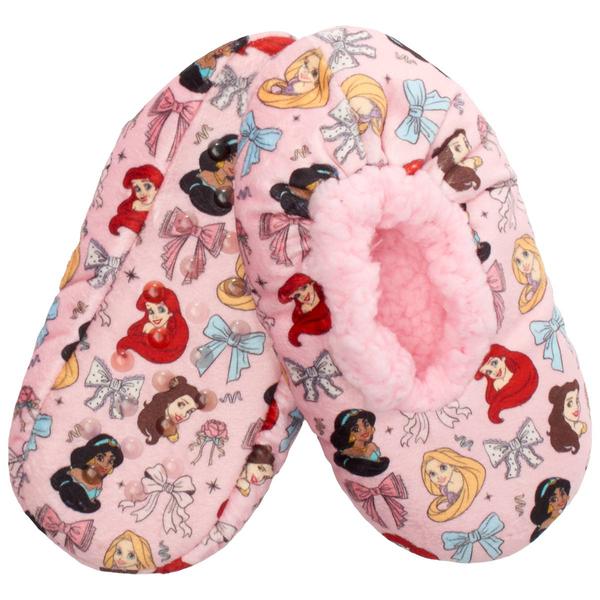 Girls Disney Fuzzy Babba Disney Princess Slipper Sock - image 