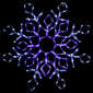 Northlight Lighted Snowflake Window Silhouette Christmas Décor - image 1