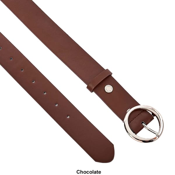 Womens Steve Madden Round Buckle Pants Belt