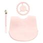 Baby Girl Lila & Jack 3pc. Made with Love Bib & Teether Set - image 1