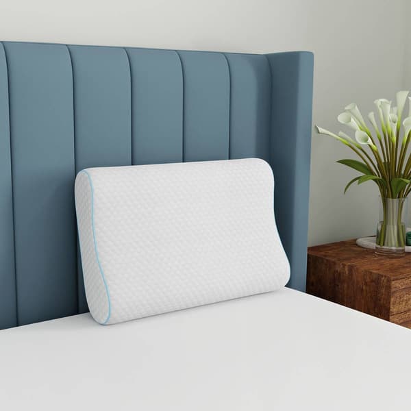 Bodipedic&#40;tm&#41; AeroFusion Contour Gel-Infused Memory Foam Bed Pillow