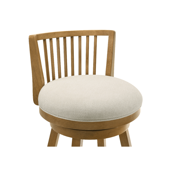 Armen Living Harper 30in. Amber Glow Bar Height Bar Stool