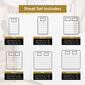 Superior 4pc. 1200 Thread Count Solid Deep Pocket Bed Sheet Set - image 4