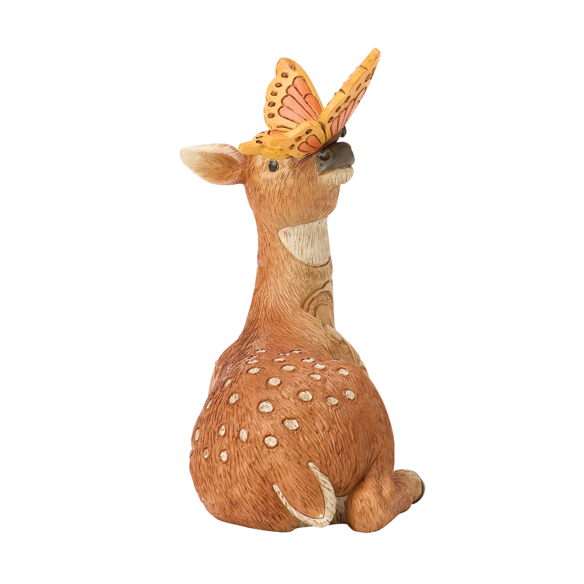 Jim Shore Heartwood Creek Deer with Butterfly Figurine