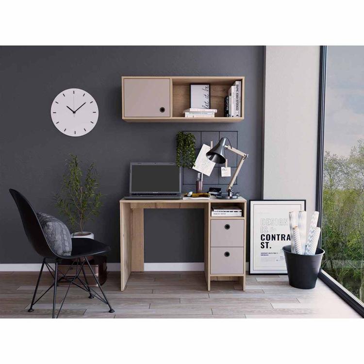 FM FURNITURE Light Oak Tokyo Office Set