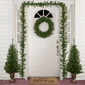 Northlight 5pc. Pre-Lit Wolcott Spruce Christmas Entryway Set - image 2