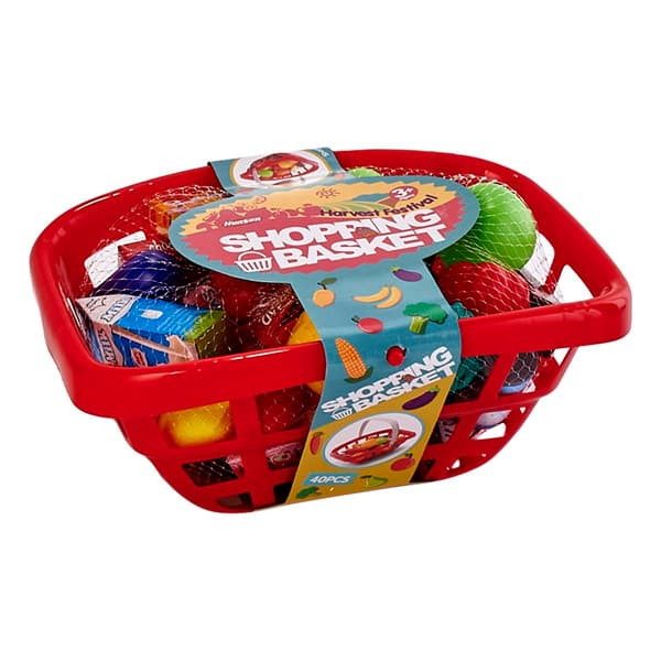 Hunson Harvest Festival 40pc. Food Set in Shopping Basket