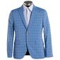 Mens Savile Row Plaid Jacket - Light Blue - image 1
