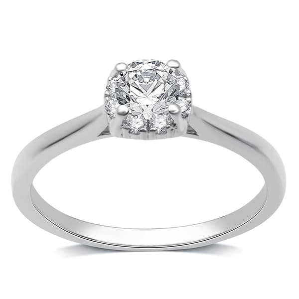 Nova Star(R) 10kt. 1/2ctw. Lab Grown Diamond Bridal Ring - image 
