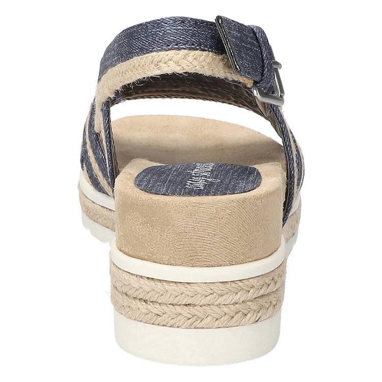 Womens Easy Street Mel Slingback Wedge Sandals
