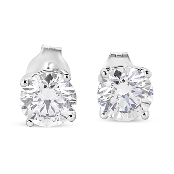 Haus of Brilliance Lab-Grown Round Brilliant Diamond Stud Earring - image 