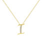 Accents by Gianni Argento Gold Plated Initial I Pendant Necklace - image 1