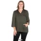 Plus Size 24/7 Comfort Apparel Trendy Oversized Fashion Hoodie - image 4