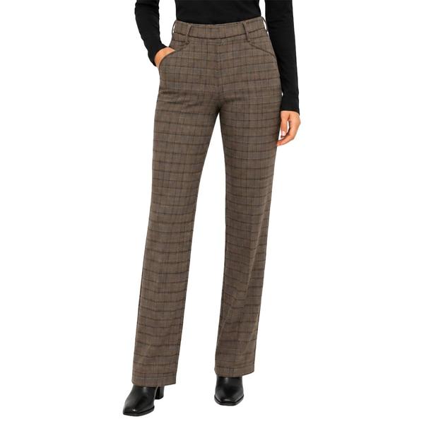 Womens Zac & Rachel Printed Pullon Slim Leg Pants - image 