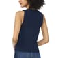 Womens Cece Sleeveless Seashell Button Detail Sweater - image 2