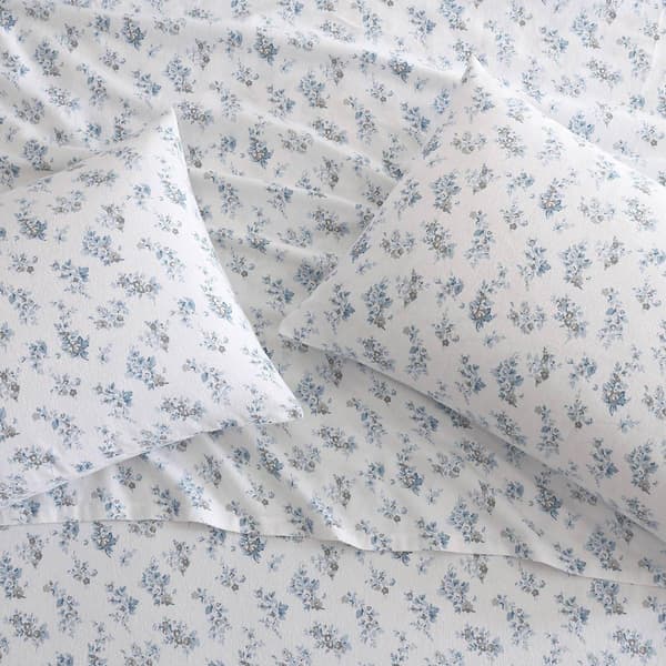 Laura Ashley Audrey Cotton Flannel Sheet Set