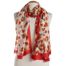 Womens Renshun Ditsy Floral Oblong Scarf