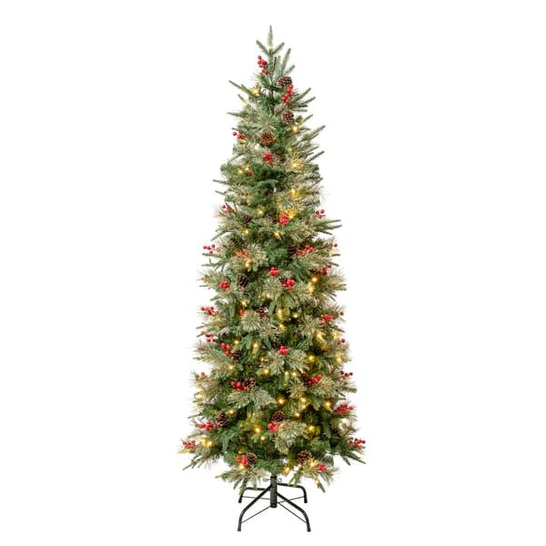 National Tree 6ft. Feel-Real&#40;R&#41; Virginia Pine Slim Christmas Tree