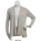Womens Notations Long Sleeve Solid Hacci Open Cardigan - image 4