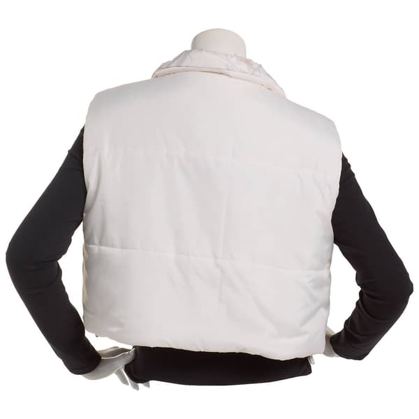 Juniors No Comment Reversable Camo to Solid Puffer Vest