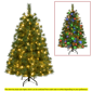 Puleo International 4.5ft. Pre-Lit Colorado Pine Christmas Tree - image 5