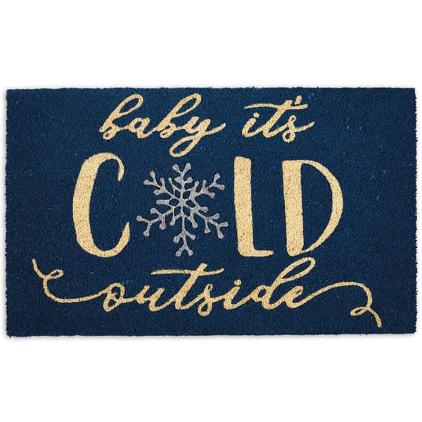 Design Imports Baby It&#39;s Cold Doormat - image 