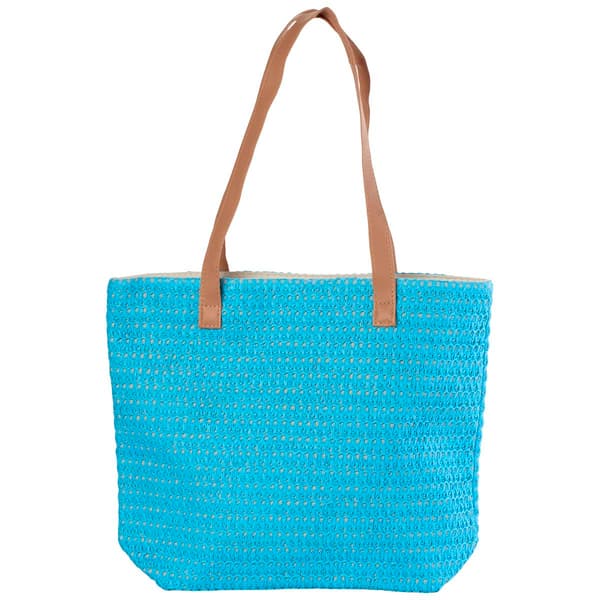 Renshun Solid Straw Tote - image 